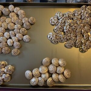 Gold Decorative Buttons